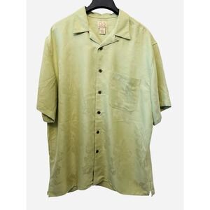 Jos. A Bank Large Short Sleeve Super Soft Light Green w/ design Size‎ Large